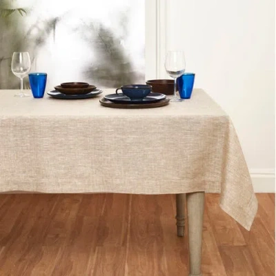 Solino Home Linen Tablecloth In Brown