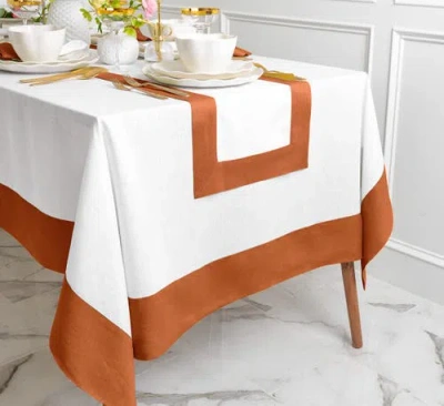 Solino Home Linen Tablecloth In Brown