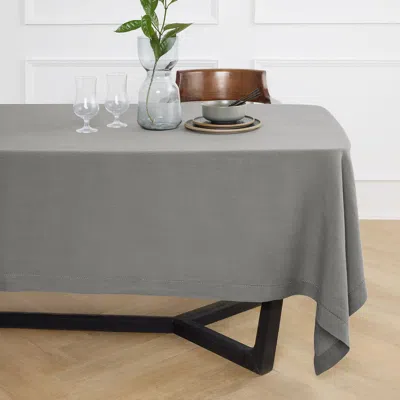 Solino Home Linen Tablecloth In Gray