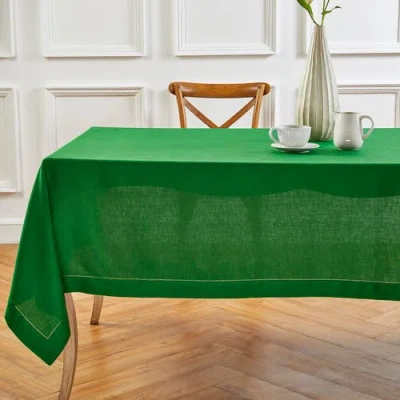Solino Home Linen Tablecloth In Green