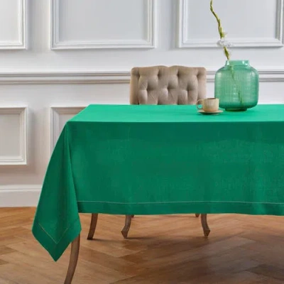 Solino Home Linen Tablecloth In Green
