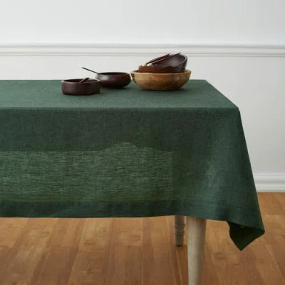 Solino Home Linen Tablecloth In Green