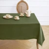 Solino Home Linen Tablecloth In Green