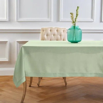 Solino Home Linen Tablecloth In Green