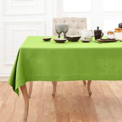 Solino Home Linen Tablecloth In Green
