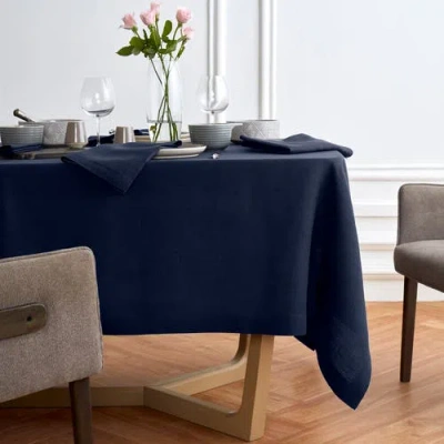 Solino Home Linen Tablecloth In Indigo Navy