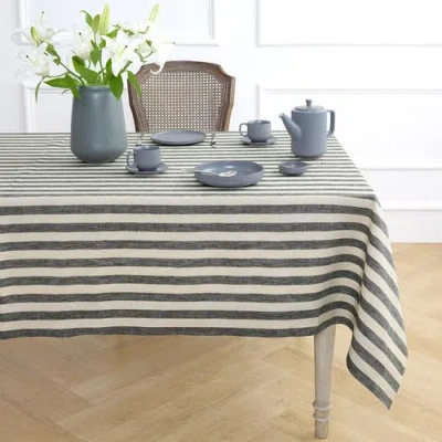 Solino Home Linen Tablecloth In Blue