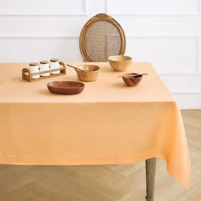 Solino Home Linen Tablecloth In Orange