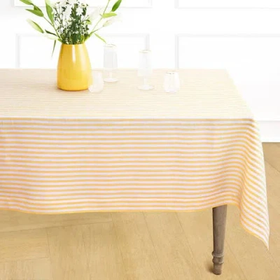 Solino Home Linen Tablecloth In Orange
