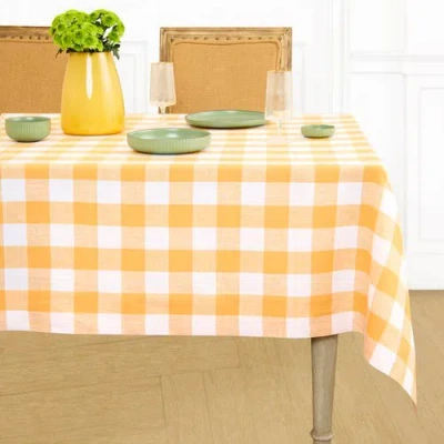 Solino Home Linen Tablecloth In Orange