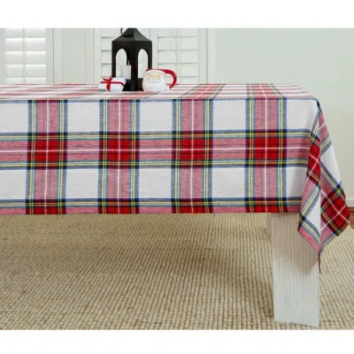 Solino Home Linen Tablecloth In Red