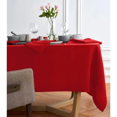 Solino Home Linen Tablecloth In Red