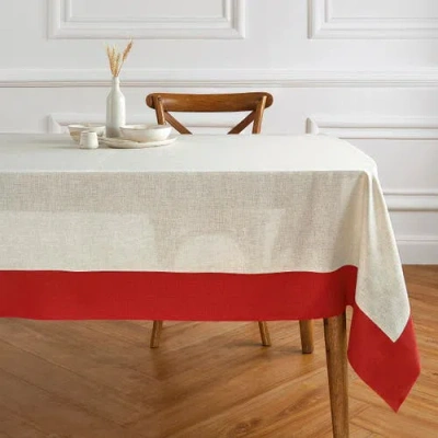Solino Home Linen Tablecloth In Red