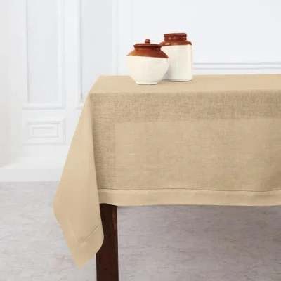 Solino Home Linen Tablecloth In Sand