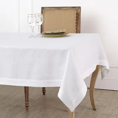 Solino Home Linen Tablecloth In White