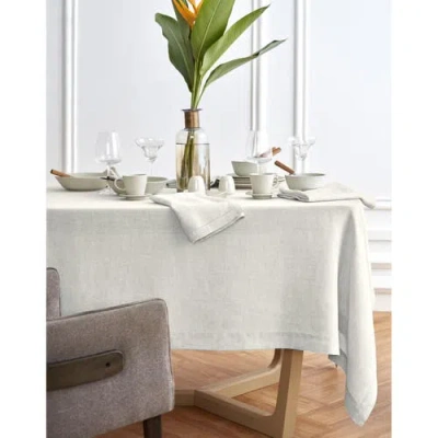 Solino Home Linen Tablecloth In White