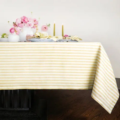 Solino Home Linen Tablecloth In Yellow