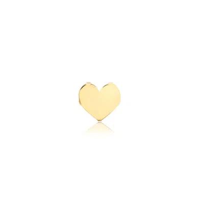 Solio Jewellery Women's Gold / Yellow Heart Box Pendant 18k Solid Gold