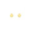 Solio Jewellery Women's Gold / Yellow Mini Ball 3mm Stud 18k Solid Gold In Gold