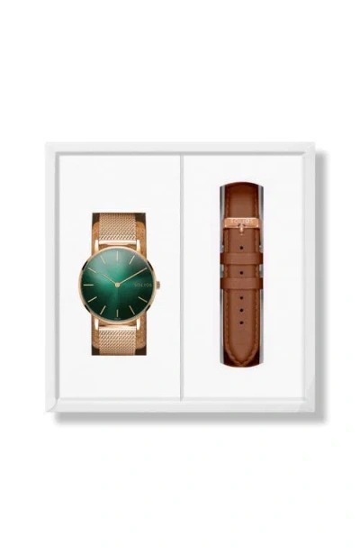 Solios Watches The Rainforest Classic Bundle | Green Dial