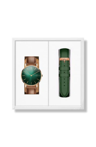 Solios Watches The Rainforest Classic Bundle | Green Dial