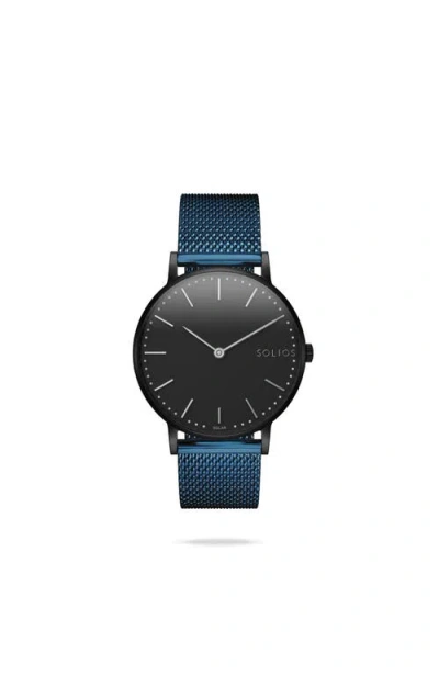 Solios Watches The Solar Classic | Black Dial