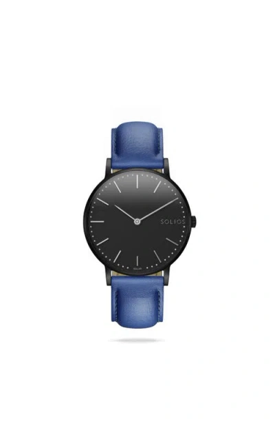 Solios Watches The Solar Classic | Black Dial