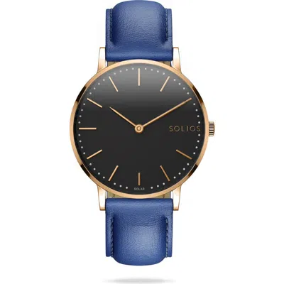 Solios Watches The Solar Classic | Black Dial