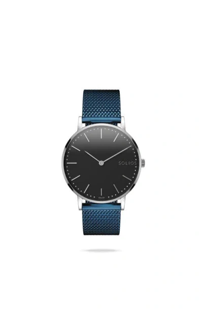 Solios Watches The Solar Classic | Black Dial