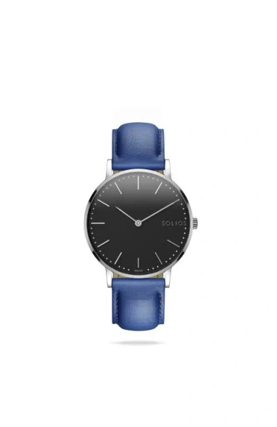 Solios Watches The Solar Classic | Black Dial