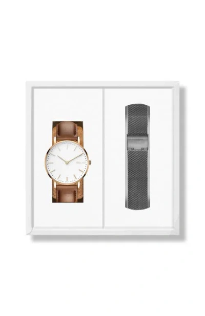 Solios Watches The Solar Classic Bundle | White Dial