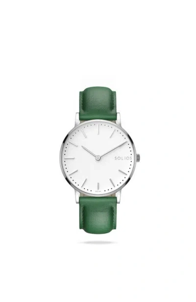 Solios Watches The Solar Classic | White Dial