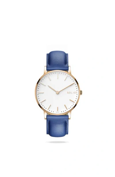 Solios Watches The Solar Classic | White Dial