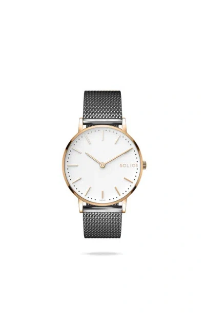 Solios Watches The Solar Classic | White Dial