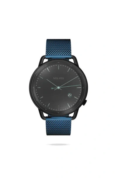 Solios Watches The Solar Curve | Black Dial