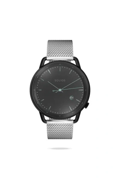Solios Watches The Solar Curve | Black Dial