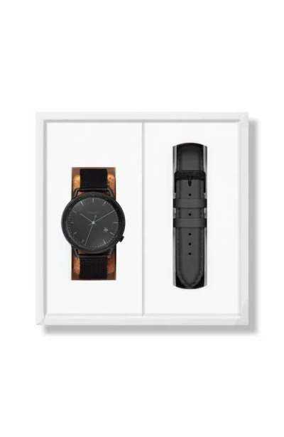 Solios Watches The Solar Curve Bundle | Black Dial