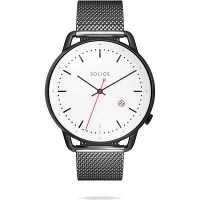 Solios Watches The Solar Curve | White Dial