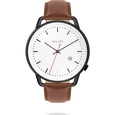 Solios Watches The Solar Curve | White Dial