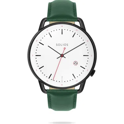 Solios Watches The Solar Curve | White Dial