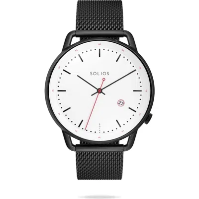 Solios Watches The Solar Curve | White Dial