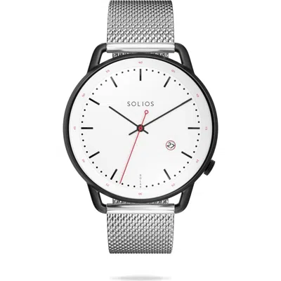 Solios Watches The Solar Curve | White Dial