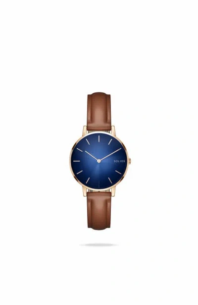 Solios Watches The Solar Mini | Blue Dial