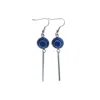 Solistial Women's Silver / Blue Kala Lapis Lazuli Dangle & Drop Blue Earrings Silver