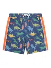 Soliswim Graphic-print Swim Shorts In Blue