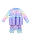 Soliswim Sea Themed-print Float Suit In Purple