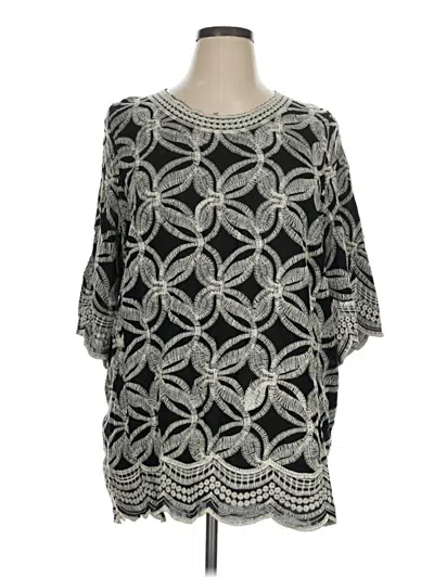 Pre-owned Solitaire 3/4 Sleeve T-shirt In Silver