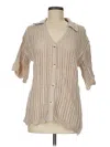 Solitaire Blazer Jacket In Tan