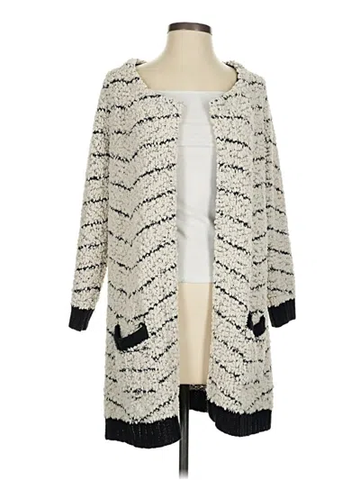 Pre-owned Solitaire Cardigan Sweater In Ivory