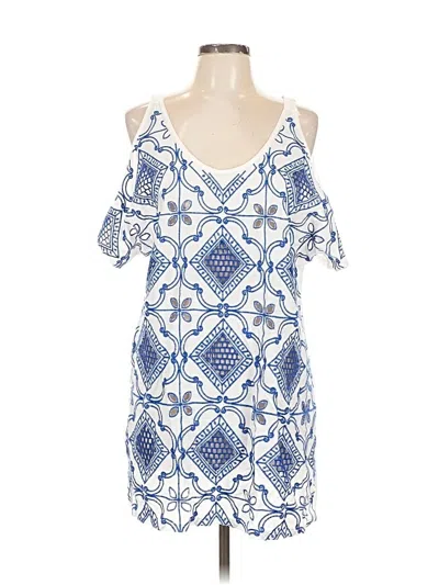 Pre-owned Solitaire Casual Dress In Blue